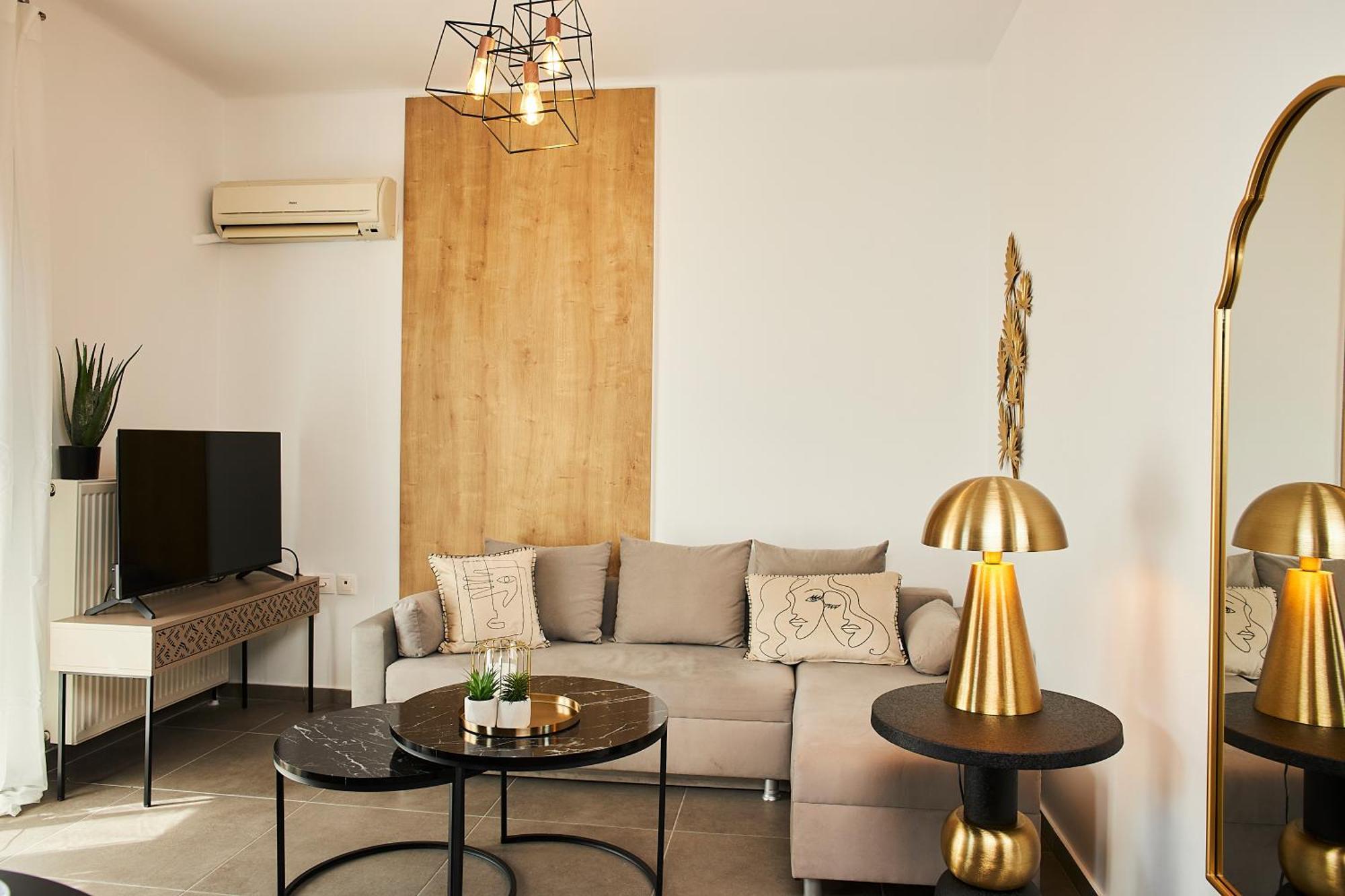 Golden Apartment, By Binobi Innovative Management! Szaloniki Kültér fotó